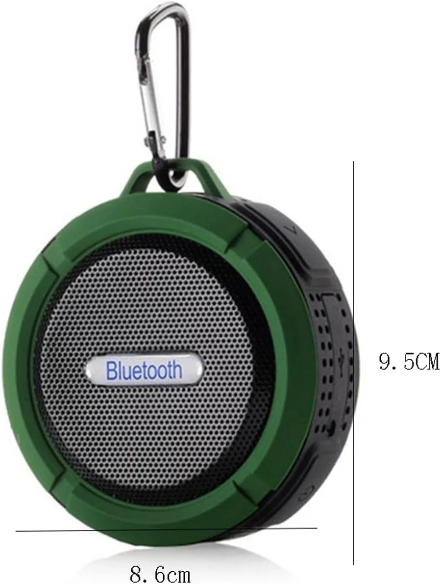 اسپیکر بلوتوثی قابل حمل مینی ستونی ماشین صدا ضد آب مناسب فضای باز و حمام بلندگو بی سیم ساب ووفر تلفن (رنگ: Hortel) اسپیکر بلوتوثی قابل حمل مینی ستونی ماشین صدا ضد آب مناسب فضای باز و حمام بلندگو بی سیم ساب ووفر تلفن (رنگ: Hortel)