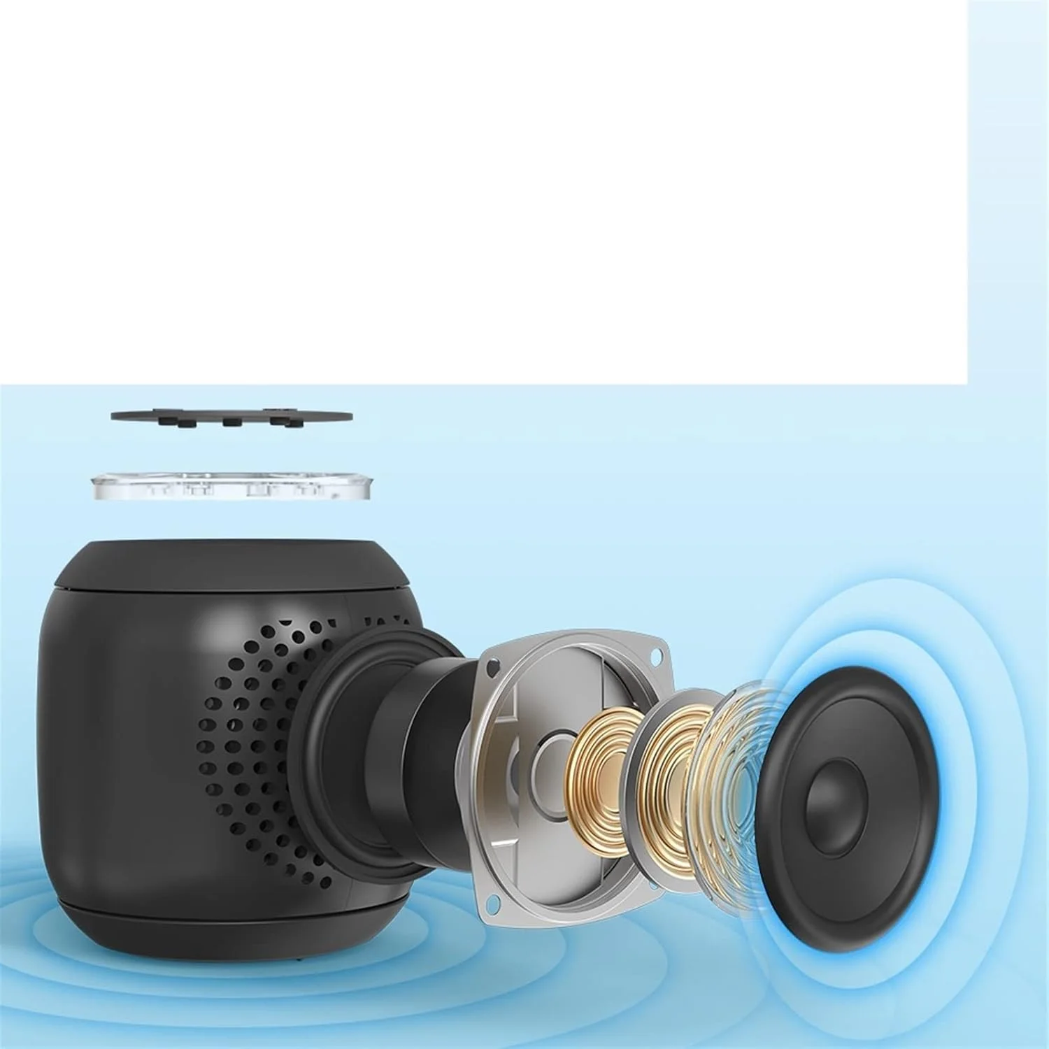 اسپیکر بلوتوثی بی سیم کوچک قابل حمل با ضدآب برای فضای باز اسپیکر بلوتوثی بی سیم کوچک قابل حمل با ضدآب برای فضای باز