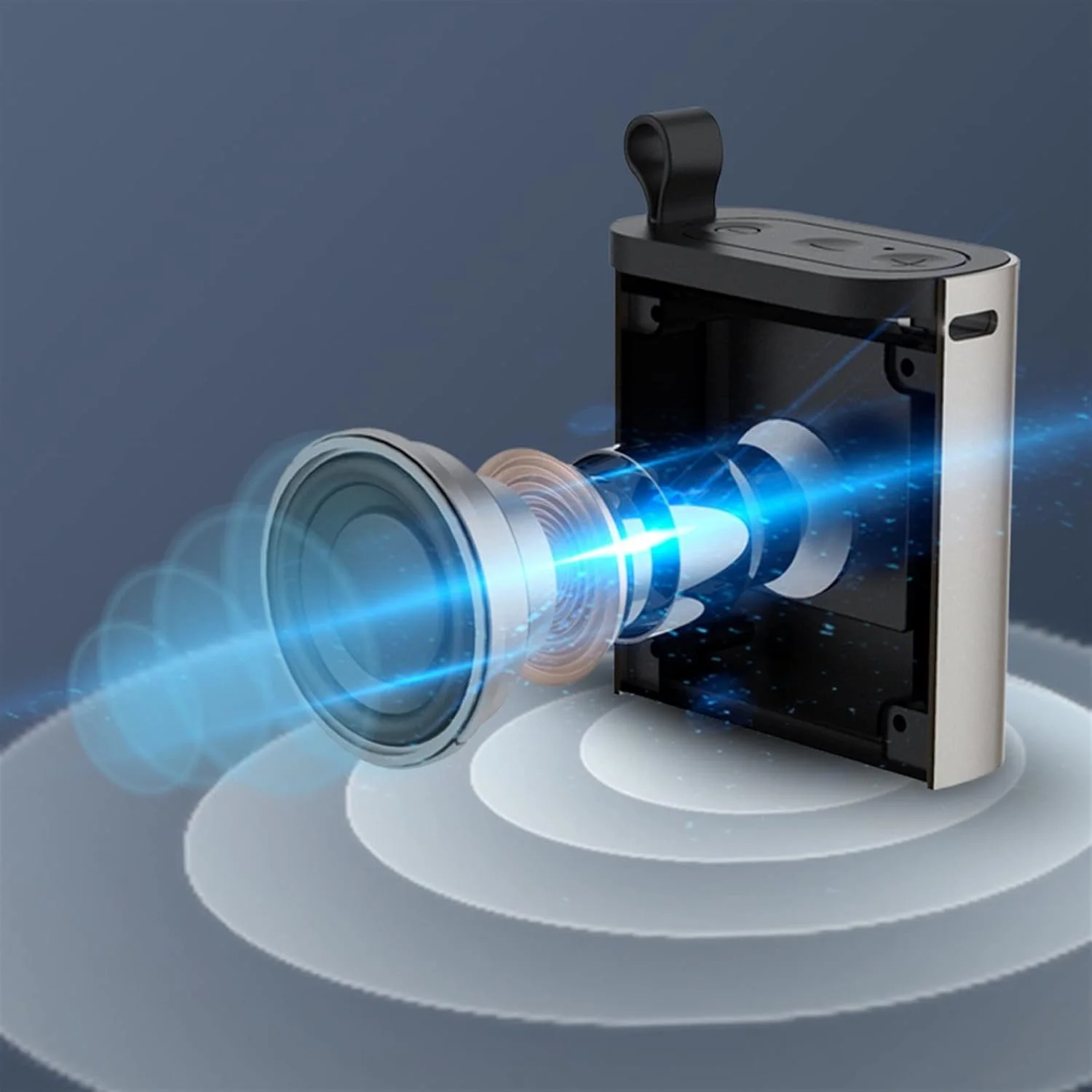 اسپیکر بلوتوثی قابل حمل ZURBAA، مینی اسپیکر بی سیم ضد آب مناسب ورزش های فضای باز با صدای بلند و فراگیر اسپیکر بلوتوثی قابل حمل ZURBAA، مینی اسپیکر بی سیم ضد آب مناسب ورزش های فضای باز با صدای بلند و فراگیر