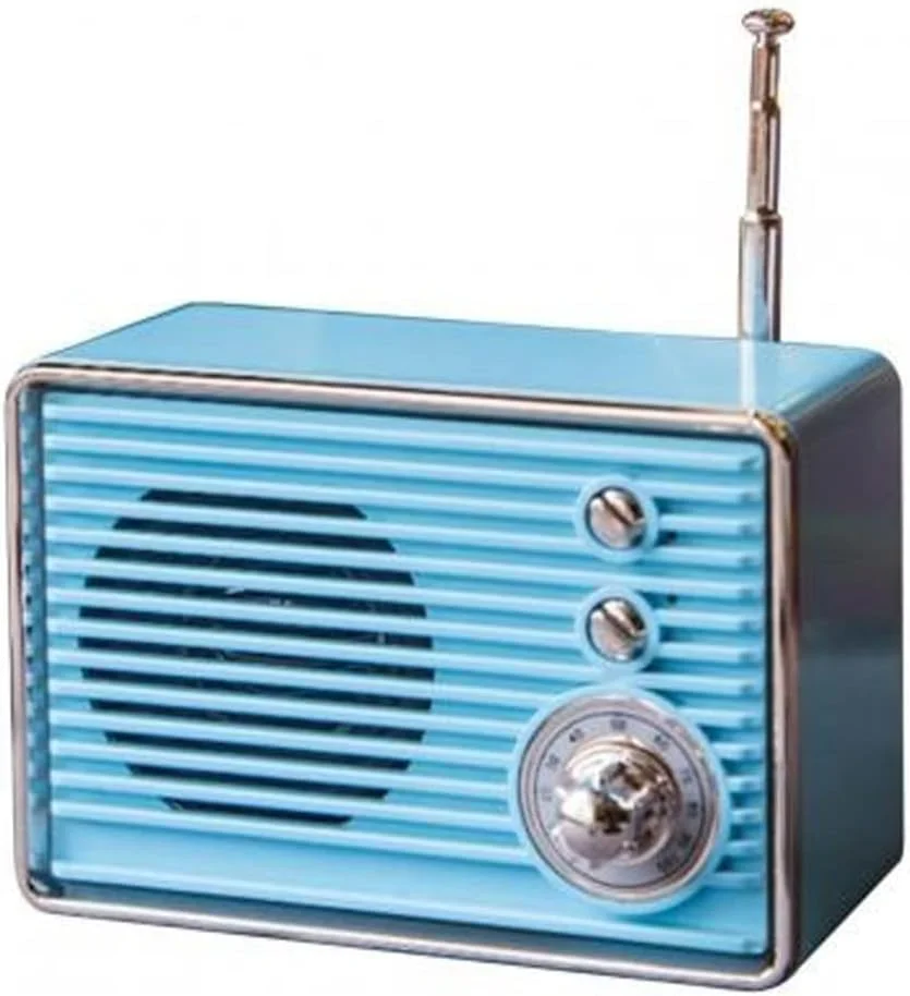 اسپیکر بلوتوثی مینی رترو قابل حمل و شارژی، رادیو، اسپیکر مینی بامزه مناسب سفر و پخش موسیقی در فضای باز (رنگ: Hortel) اسپیکر بلوتوثی مینی رترو قابل حمل و شارژی، رادیو، اسپیکر مینی بامزه مناسب سفر و پخش موسیقی در فضای باز (رنگ: Hortel)