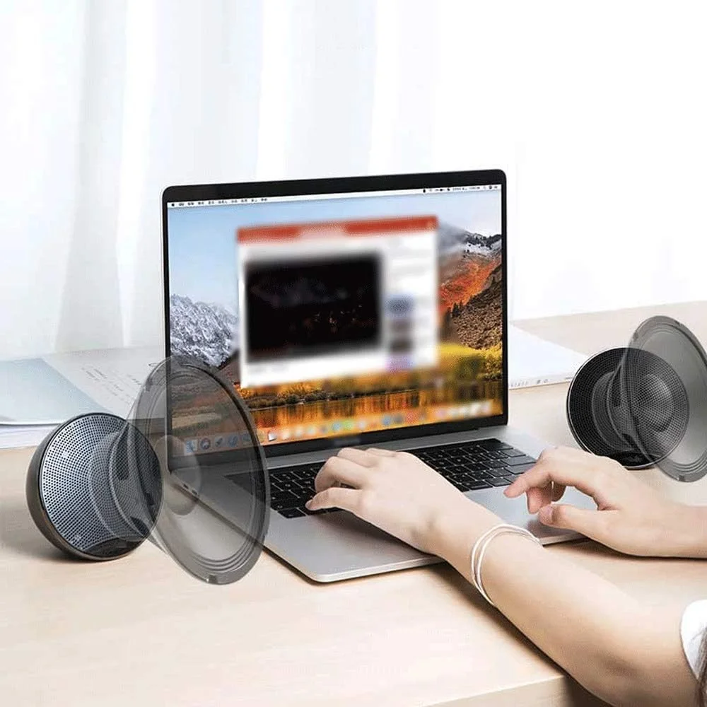 اسپیکر بلوتوثی ساب ووفر قابل حمل، اسپیکر بلوتوثی بی سیم با بیس عمیق و استریو، 12 ساعت پخش موسیقی، TWS، پشتیبانی از کارت TF/AUX، میکروفون داخلی برای استفاده خانوادگی در فضای باز