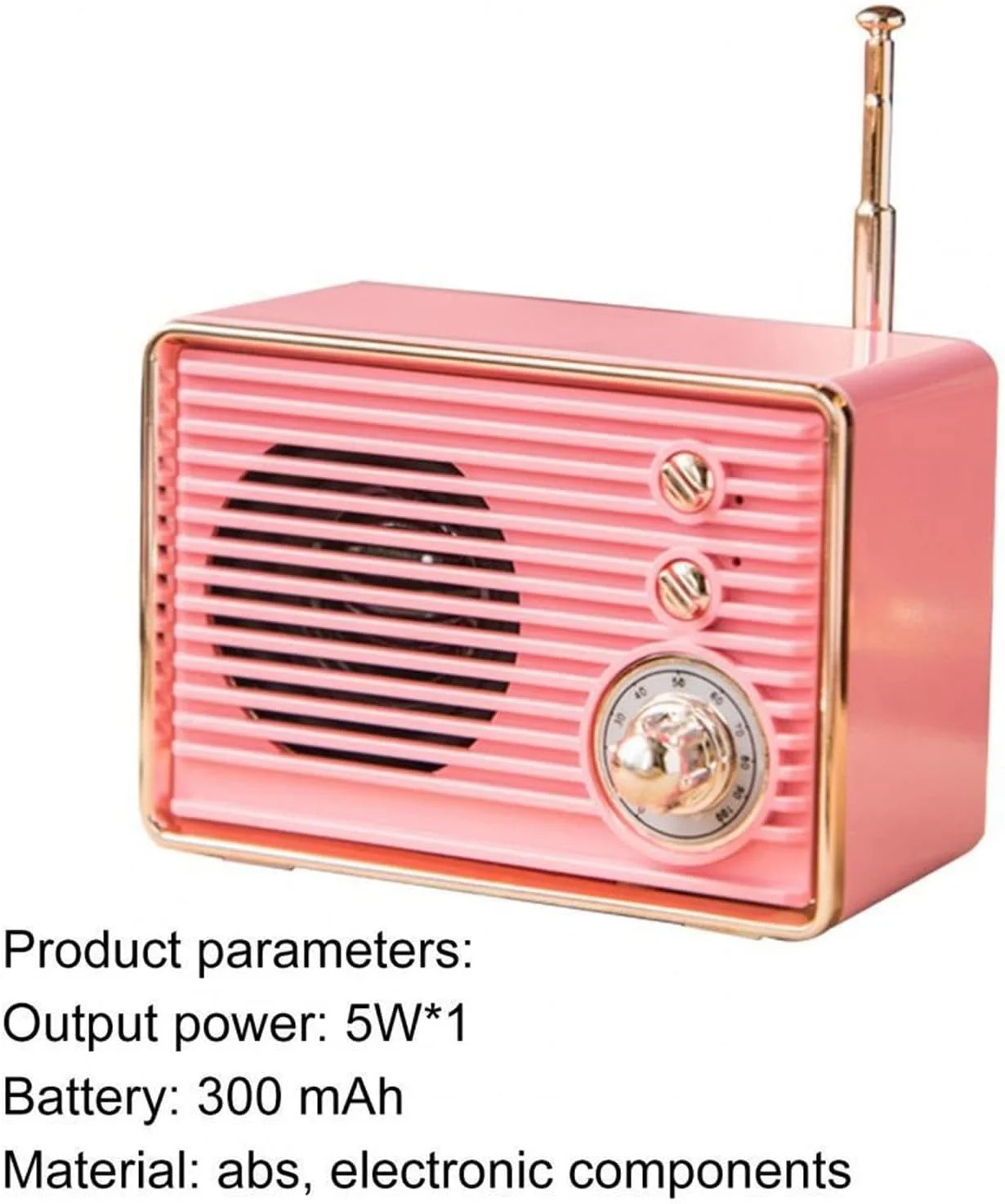 اسپیکر بلوتوثی مینی رترو قابل حمل و شارژی، رادیو، اسپیکر مینی بامزه مناسب سفر و پخش موسیقی در فضای باز (رنگ: Hortel) اسپیکر بلوتوثی مینی رترو قابل حمل و شارژی، رادیو، اسپیکر مینی بامزه مناسب سفر و پخش موسیقی در فضای باز (رنگ: Hortel)