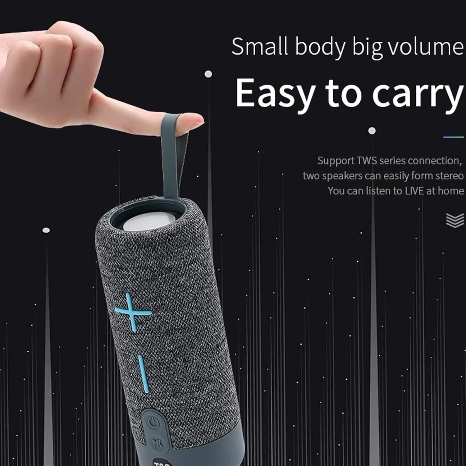 اسپیکر بی سیم قابل حمل ZURBAA، ساب ووفر، پخش کننده موسیقی قدرتمند در فضای باز، جعبه صدا، ستون بلندگو برای رادیو FM بلوتوث (رنگ: Hortel) اسپیکر بی سیم قابل حمل ZURBAA، ساب ووفر، پخش کننده موسیقی قدرتمند در فضای باز، جعبه صدا، ستون بلندگو برای رادیو FM بلوتوث (رنگ: Hortel)