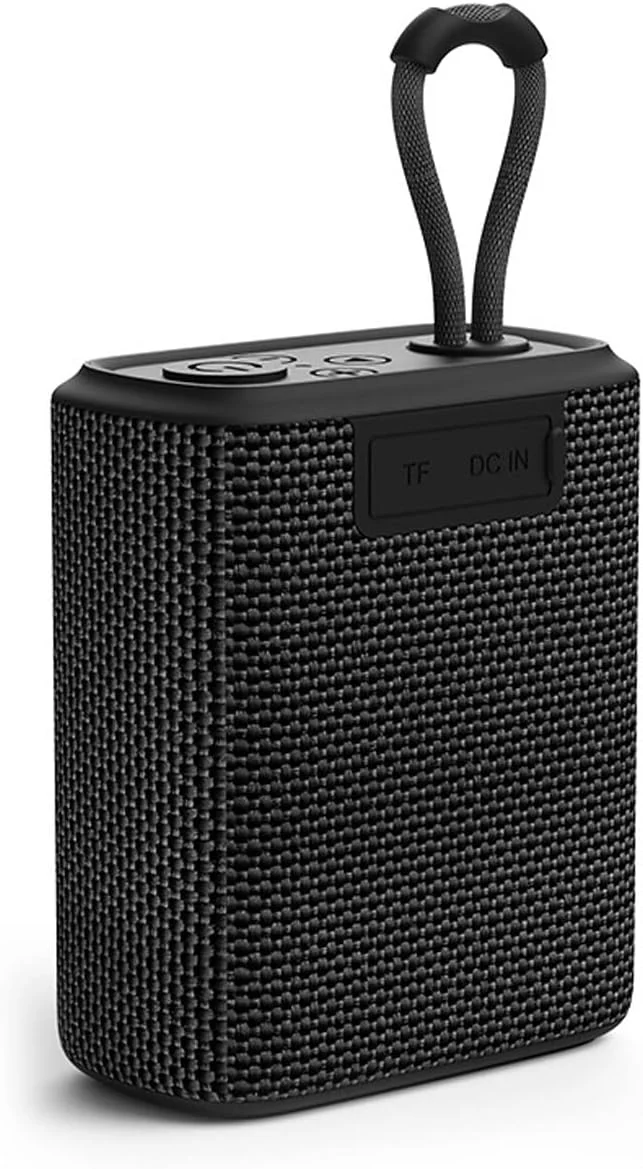 اسپیکر کوچک قابل حمل ZURBAA، ضد آب، با روکش پارچه ای، بی سیم، دارای عملکرد هندزفری و TF اسپیکر کوچک قابل حمل ZURBAA، ضد آب، با روکش پارچه ای، بی سیم، دارای عملکرد هندزفری و TF