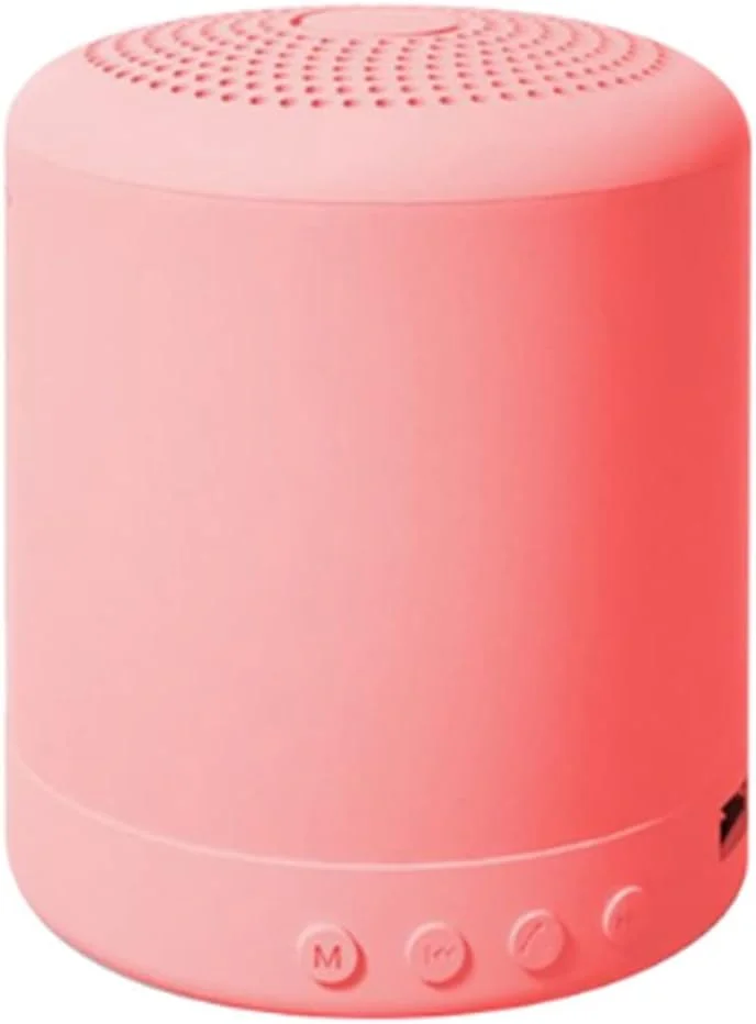 اسپیکر کوچک بلوتوثی بی سیم چند رنگ ZURBAA مدل ساب ووفر قابل حمل، هدیه اسپری قفل و بارگیری (رنگ: صورتی) اسپیکر کوچک بلوتوثی بی سیم چند رنگ ZURBAA مدل ساب ووفر قابل حمل، هدیه اسپری قفل و بارگیری (رنگ: صورتی)