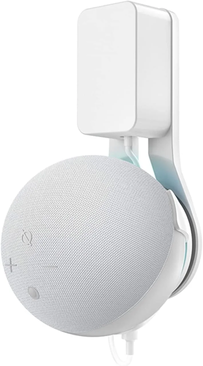 پایه نگهدارنده بلندگو، نصب دیواری، صرفه جویی در فضا، مناسب برای بلندگوهای هوشمند (رنگ: سفید) پایه نگهدارنده بلندگو، نصب دیواری، صرفه جویی در فضا، مناسب برای بلندگوهای هوشمند (رنگ: سفید)