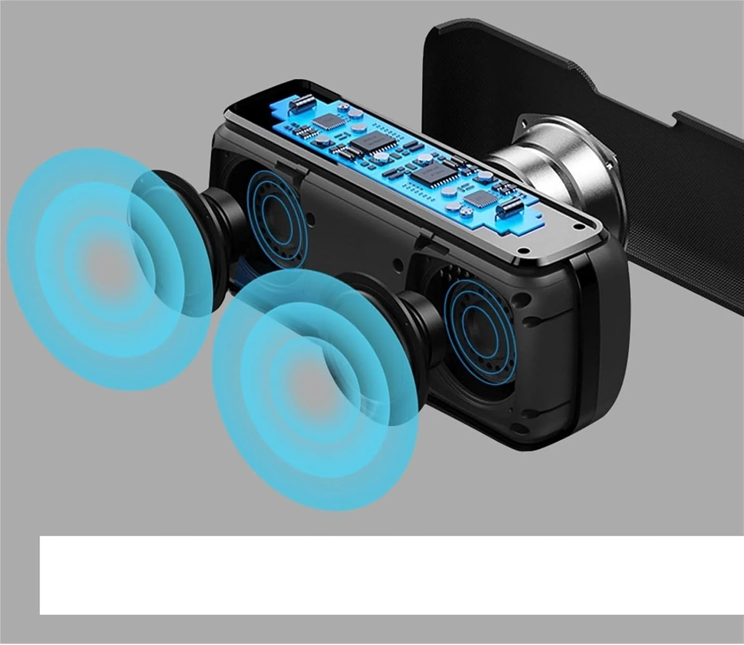 دستگاه پخش صدا، اسپیکر بلوتوثی بی سیم قابل حمل و قدرتمند مناسب فضای باز، سیستم سینمای خانگی، جعبه پخش صدا