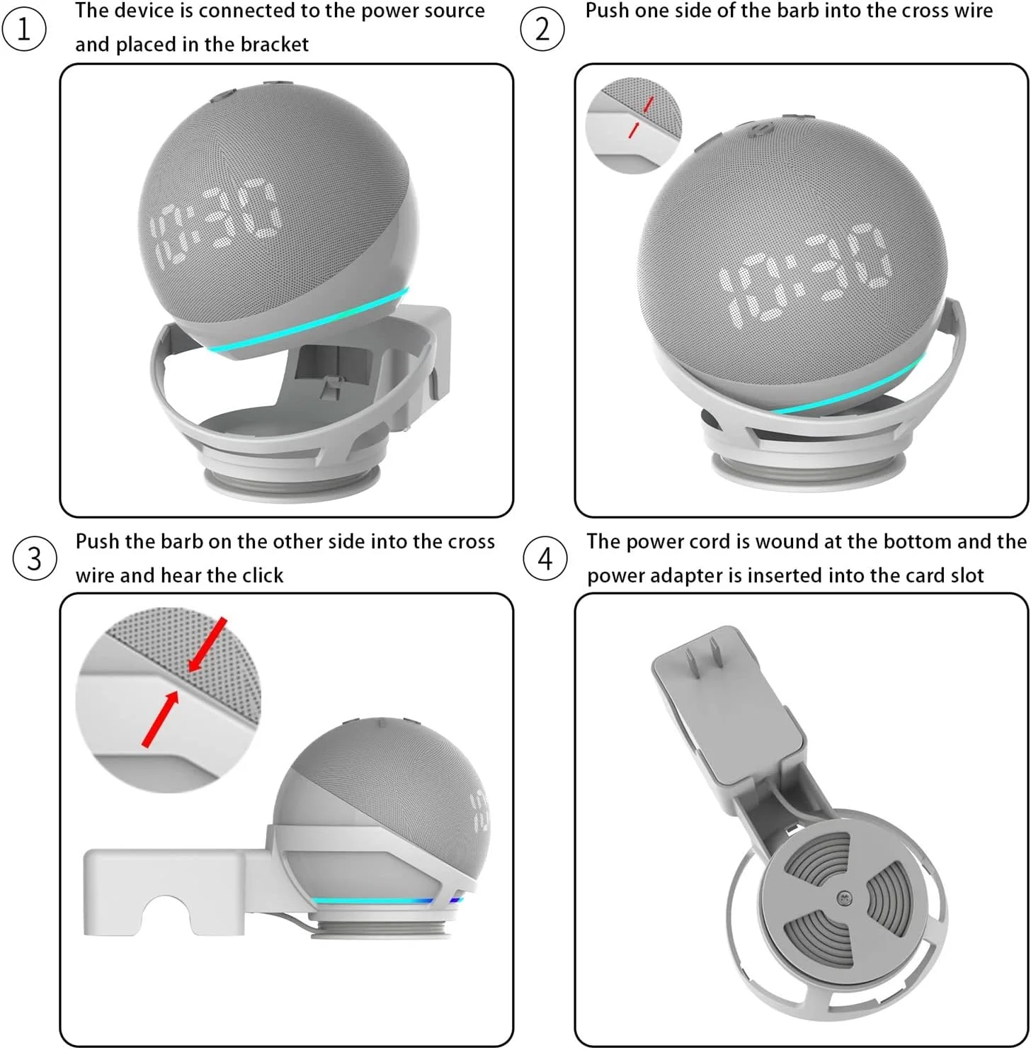 پایه نگهدارنده دیواری بلندگو زوربا، براکت بادوام و صرفه جویی در فضا (اندازه: 1 عدد برای اکو دات 4، رنگ: Hortel) پایه نگهدارنده دیواری بلندگو زوربا، براکت بادوام و صرفه جویی در فضا (اندازه: 1 عدد برای اکو دات 4، رنگ: Hortel)