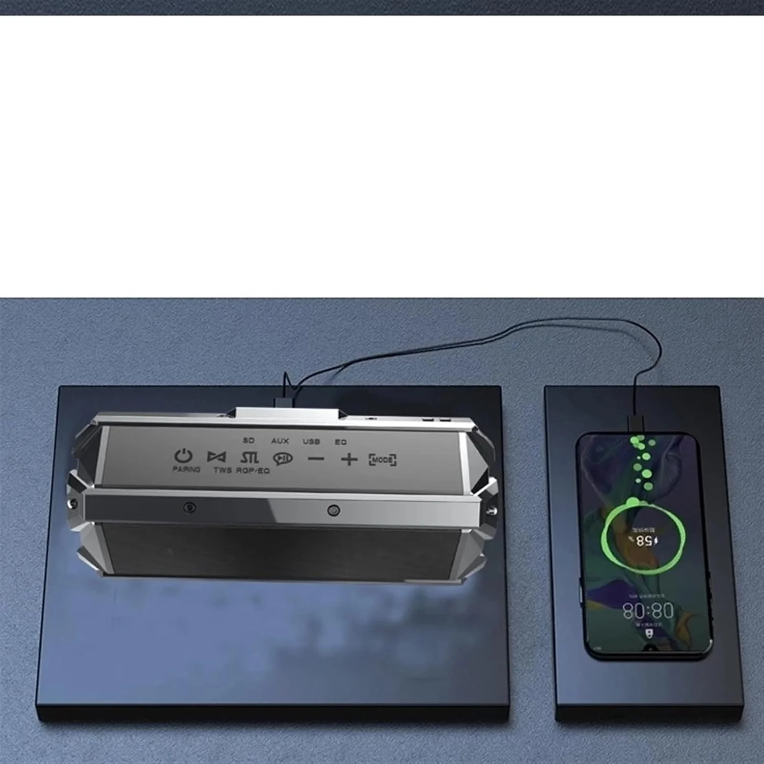 اسپیکر بلوتوثی قابل حمل ZURBAA، ساب ووفر، سیستم صوتی استریو نوار صوتی سینمای خانگی اسپیکر بلوتوثی قابل حمل ZURBAA، ساب ووفر، سیستم صوتی استریو نوار صوتی سینمای خانگی