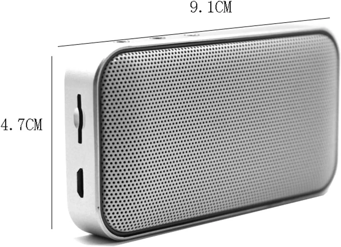 اسپیکر بلوتوثی مینی قابل حمل ZURBAA، فوق العاده نازک، با صدای بلند، پشتیبانی از USB قابل شارژ (رنگ: Hortel) اسپیکر بلوتوثی مینی قابل حمل ZURBAA، فوق العاده نازک، با صدای بلند، پشتیبانی از USB قابل شارژ (رنگ: Hortel)