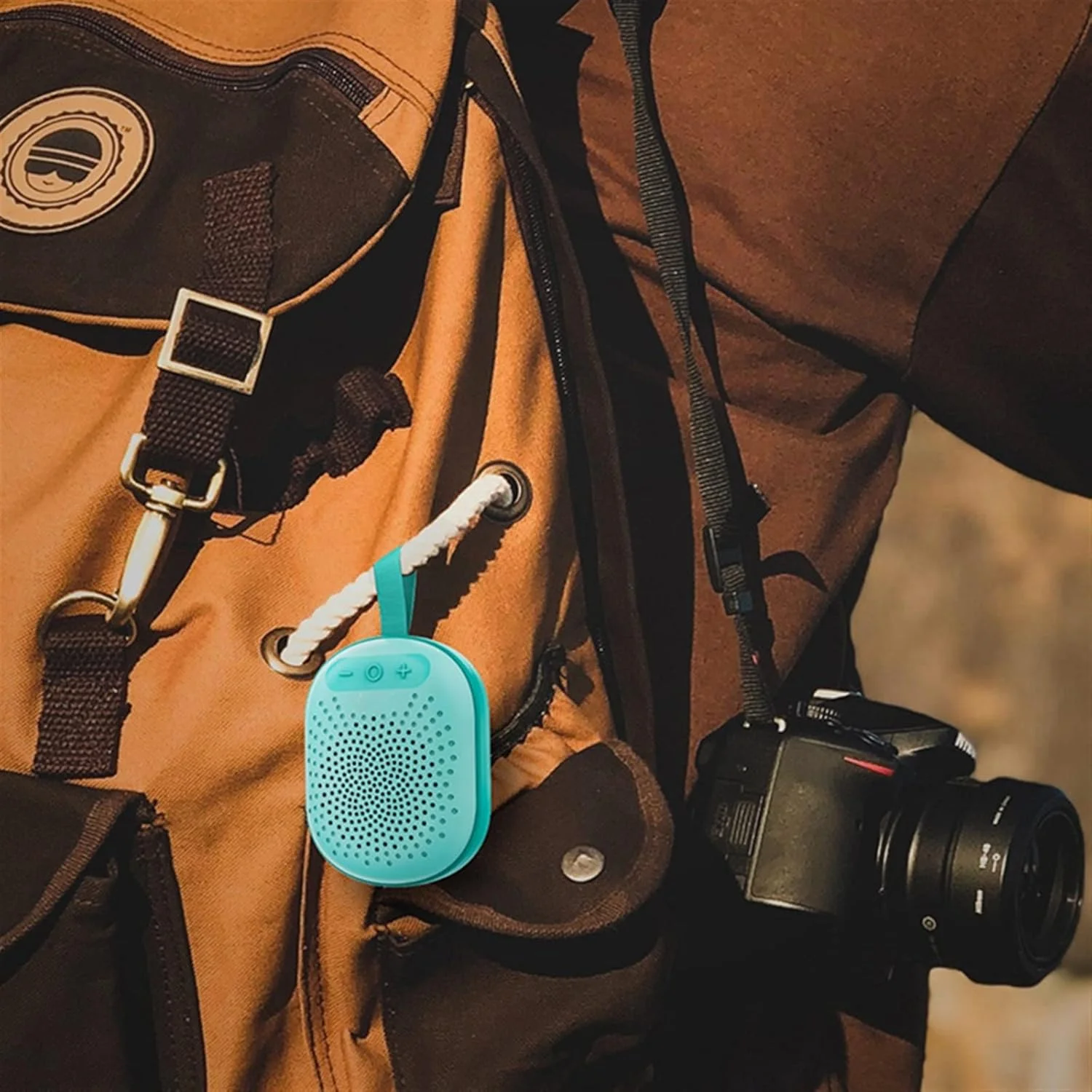 اسپیکر کوچک ZURBAA، ساب ووفر قابل حمل بی سیم، بلوتوثی، ضد آب، مناسب فضای باز، استریو اسپیکر کوچک ZURBAA، ساب ووفر قابل حمل بی سیم، بلوتوثی، ضد آب، مناسب فضای باز، استریو