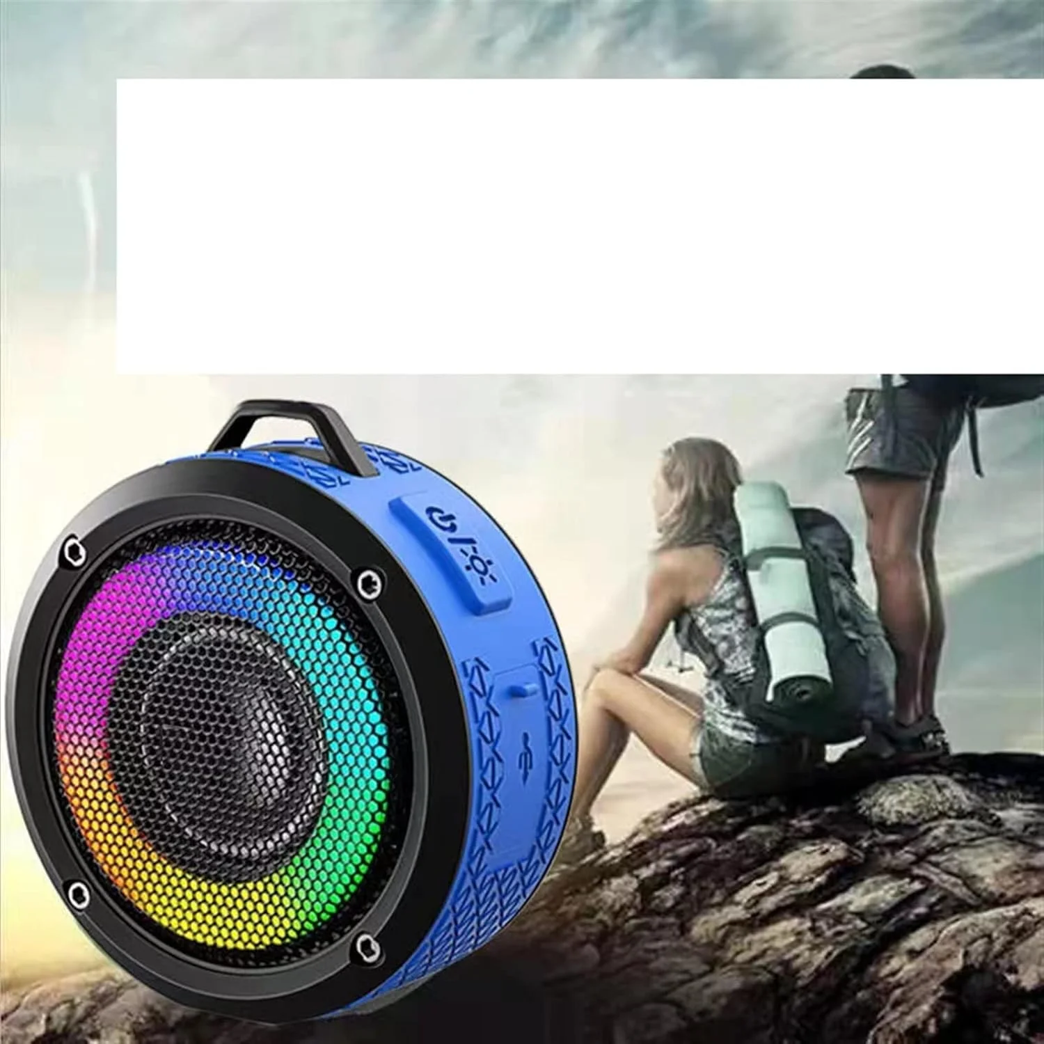 اسپیکر دستگاه پخش صدا فلزی ضد آب قابل حمل بی سیم پخش کننده موسیقی صوتی اسپیکر دستگاه پخش صدا فلزی ضد آب قابل حمل بی سیم پخش کننده موسیقی صوتی