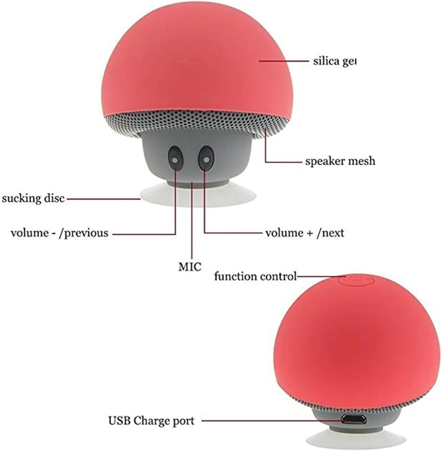 اسپیکر بلوتوثی مینی ZURBAA، پخش کننده موسیقی استریو با بیس فوق العاده قوی برای تلفن و تبلت (رنگ: Hortel) اسپیکر بلوتوثی مینی ZURBAA، پخش کننده موسیقی استریو با بیس فوق العاده قوی برای تلفن و تبلت (رنگ: Hortel)