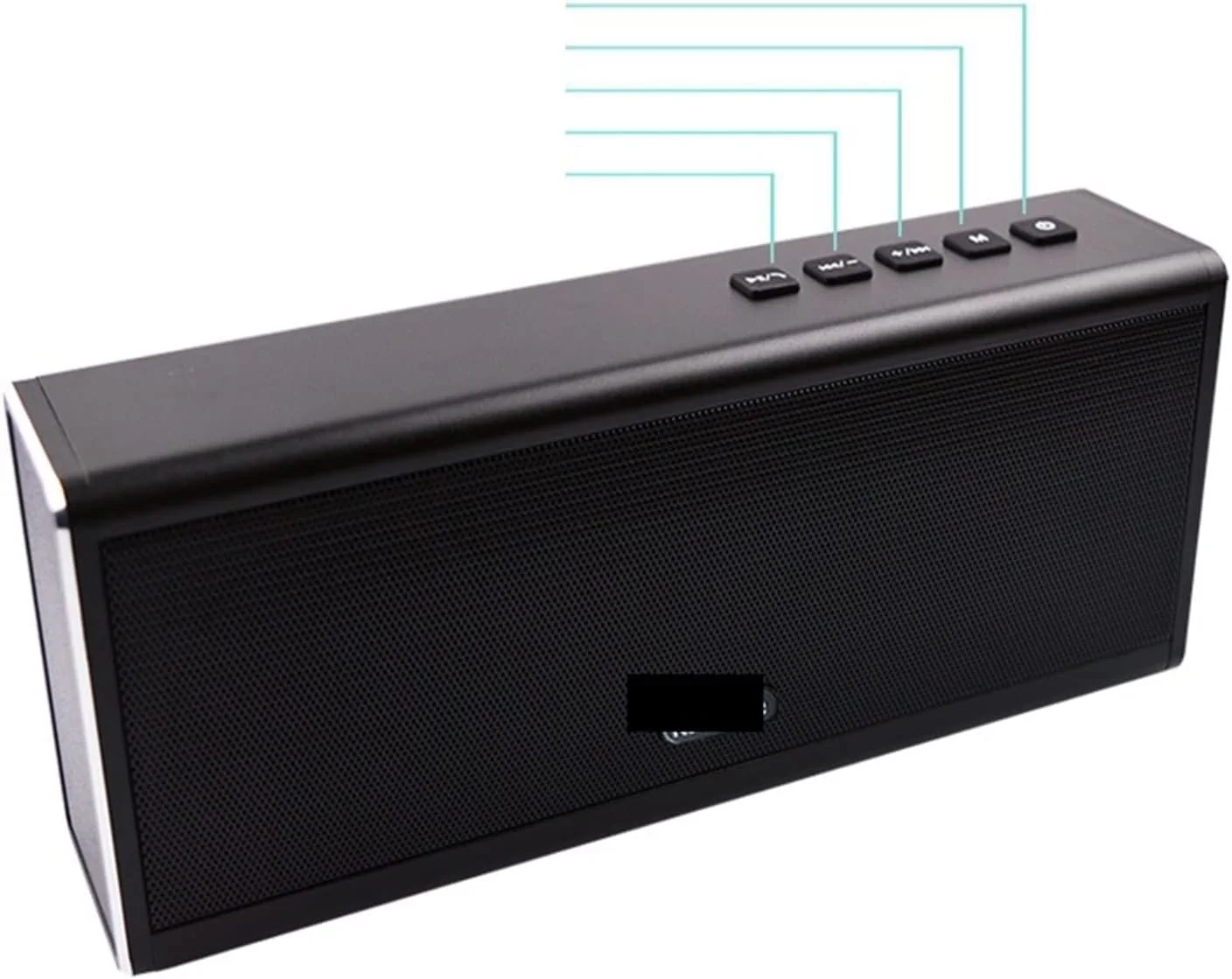 اسپیکر بلوتوثی فلزی بی سیم ZURBAA رادیو قدرتمند قابل حمل برای کامپیوتر، خودرو و PC اسپیکر بلوتوثی فلزی بی سیم ZURBAA رادیو قدرتمند قابل حمل برای کامپیوتر، خودرو و PC