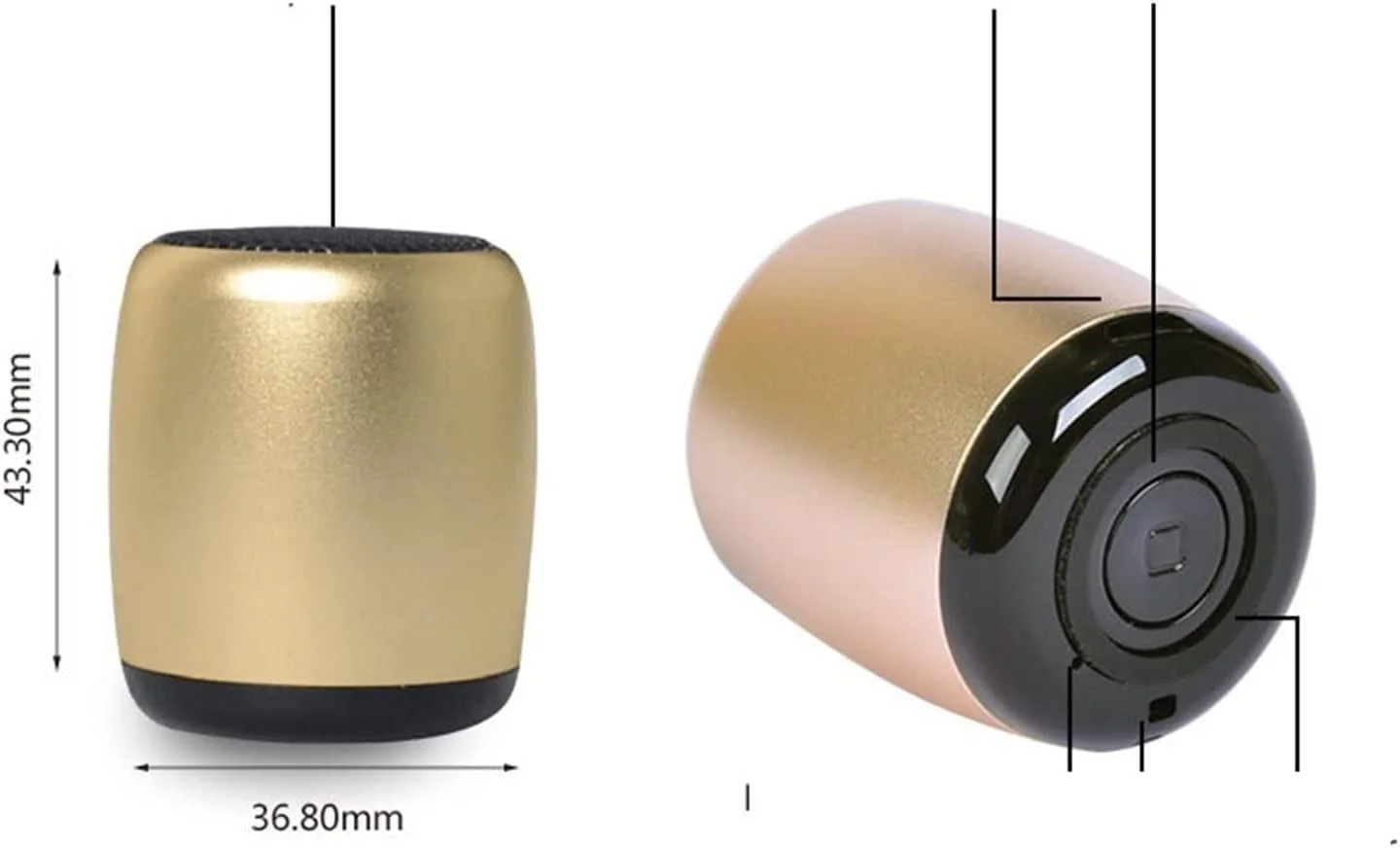 اسپیکر بی سیم دستگاه پخش صدا، بلوتوث کوچک قابل حمل بلندگوی استریو ساب ووفر ستونی پخش موسیقی