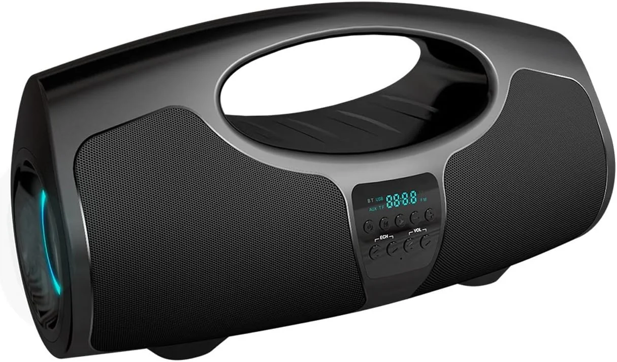 دستگاه پخش صدا ZURBAA، اسپیکر بلوتوثی بی سیم پرقدرت، مرکز صوتی، جعبه صدای قابل حمل، ساب ووفر قدرتمند برای کامپیوتر دستگاه پخش صدا ZURBAA، اسپیکر بلوتوثی بی سیم پرقدرت، مرکز صوتی، جعبه صدای قابل حمل، ساب ووفر قدرتمند برای کامپیوتر