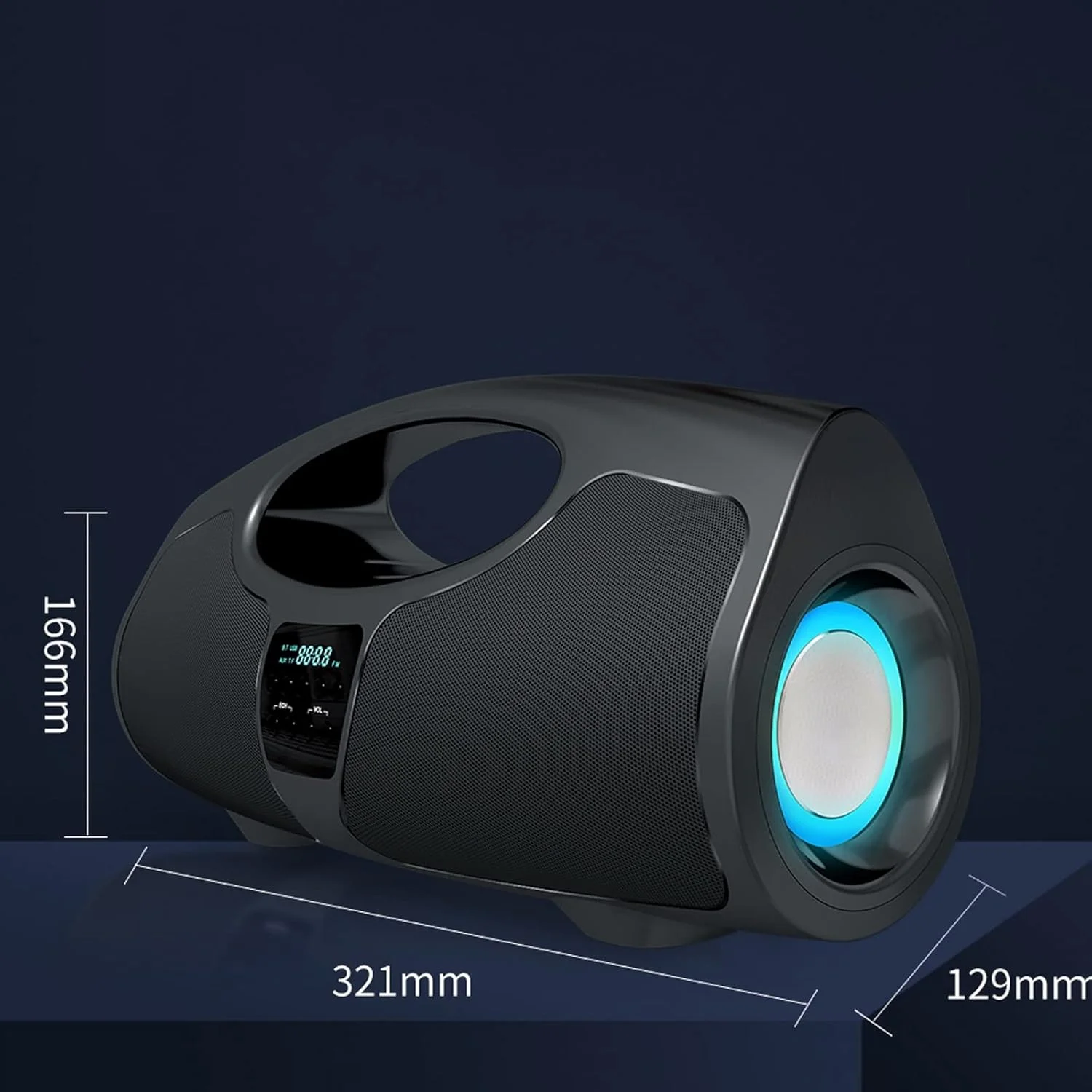 دستگاه پخش صدا ZURBAA، اسپیکر بلوتوثی بی سیم پرقدرت، مرکز صوتی، جعبه صدای قابل حمل، ساب ووفر قدرتمند برای کامپیوتر دستگاه پخش صدا ZURBAA، اسپیکر بلوتوثی بی سیم پرقدرت، مرکز صوتی، جعبه صدای قابل حمل، ساب ووفر قدرتمند برای کامپیوتر