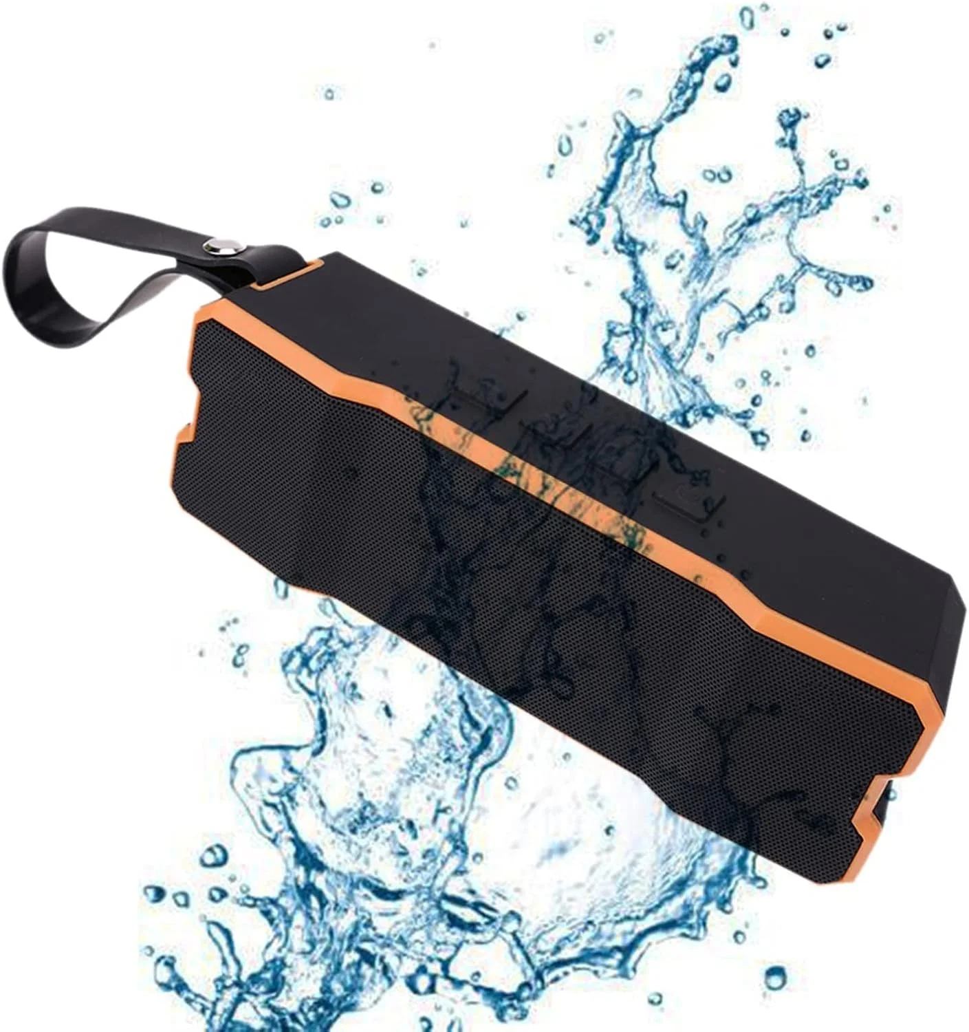 اسپیکر بی سیم دستگاه پخش صدا، بلندگوی قابل حمل سازگار با بلوتوث، پشتیبانی از کارت TF، قطعات تزئینی قابل حمل خودرو (رنگ: Hortel)