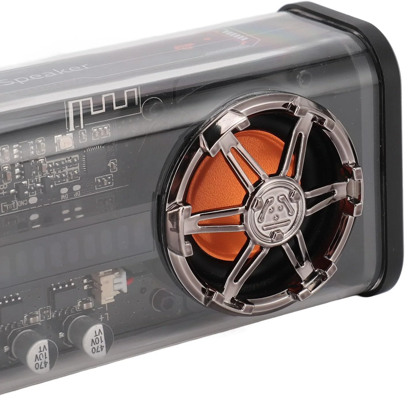 اسپیکر بلوتوث قابل حمل XUMIUZIY، اسپیکر بی سیم شفاف با نورهای رنگارنگ، ساب ووفر بلوتوث با بلندگوهای دوتایی، صدای استریو بلند، بیس غنی، برای خانه، مهمانی، مسافرت (مشکی) اسپیکر بلوتوث قابل حمل XUMIUZIY، اسپیکر بی سیم شفاف با نورهای رنگارنگ، ساب ووفر بلوتوث با بلندگوهای دوتایی، صدای استریو بلند، بیس غنی، برای خانه، مهمانی، مسافرت (مشکی)