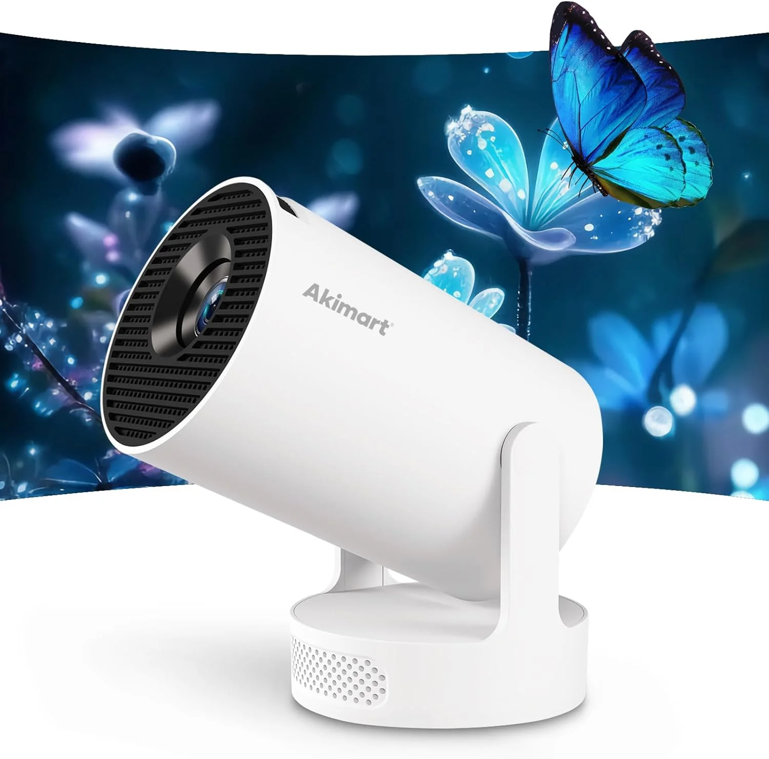 پروژکتور کوچک 4K با اندروید 11، پروژکتور هوشمند WiFi 6 و BT 5.4 فول اچ دی 1080P، چرخش 180 درجه برای سینمای خانگی (داخلی/خارجی) سازگار با تلفن همراه، لپ تاپ، تی وی استیک و USB، قابل حمل پروژکتور کوچک 4K با اندروید 11، پروژکتور هوشمند WiFi 6 و BT 5.4 فول اچ دی 1080P، چرخش 180 درجه برای سینمای خانگی (داخلی/خارجی) سازگار با تلفن همراه، لپ تاپ، تی وی استیک و USB، قابل حمل