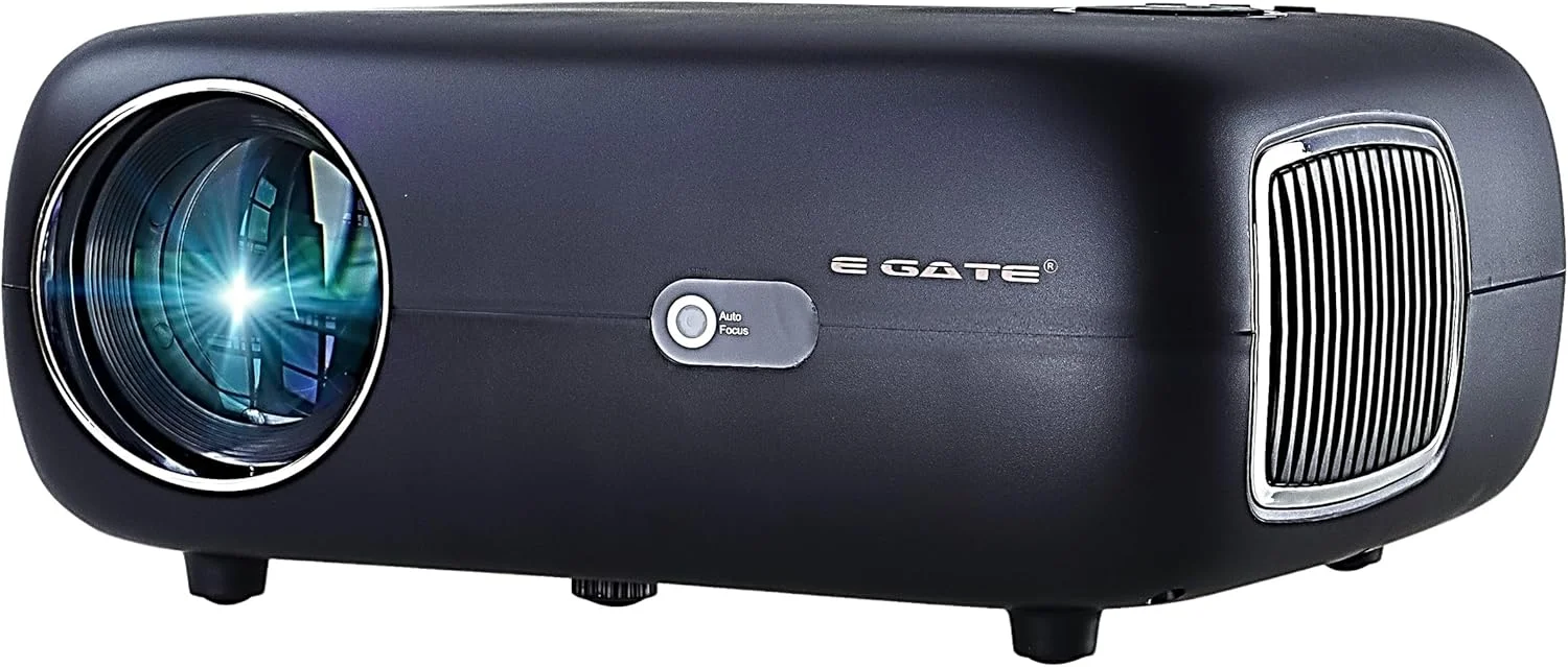 پروژکتور EGate • اتوماتیک و هوشمند • کیفیت اصلی 1080P Full HD WiFi بلوتوث • 12900 لومن پروژکتور فیلم قابل حمل در فضای باز • سازگار با لپ تاپ، تلفن هوشمند، تی وی استیک، PS5 • فوکوس خودکار، تراپزوئید خودکار پروژکتور EGate • اتوماتیک و هوشمند • کیفیت اصلی 1080P Full HD WiFi بلوتوث • 12900 لومن پروژکتور فیلم قابل حمل در فضای باز • سازگار با لپ تاپ، تلفن هوشمند، تی وی استیک، PS5 • فوکوس خودکار، تراپزوئید خودکار
