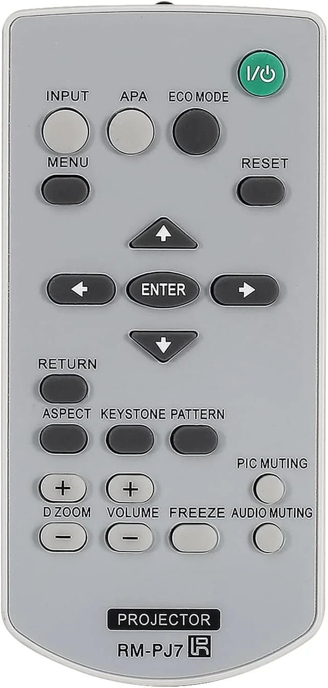 AE-PRO - کنترل از راه دور RM-PJ7 مناسب برای پروژکتورهای VPL-EX2 ES3 EX3 ES7 EX7 EX50 EW50 EX70 EX100 EX120 EX130 ES4 ES5 EX4 EX145 EX175