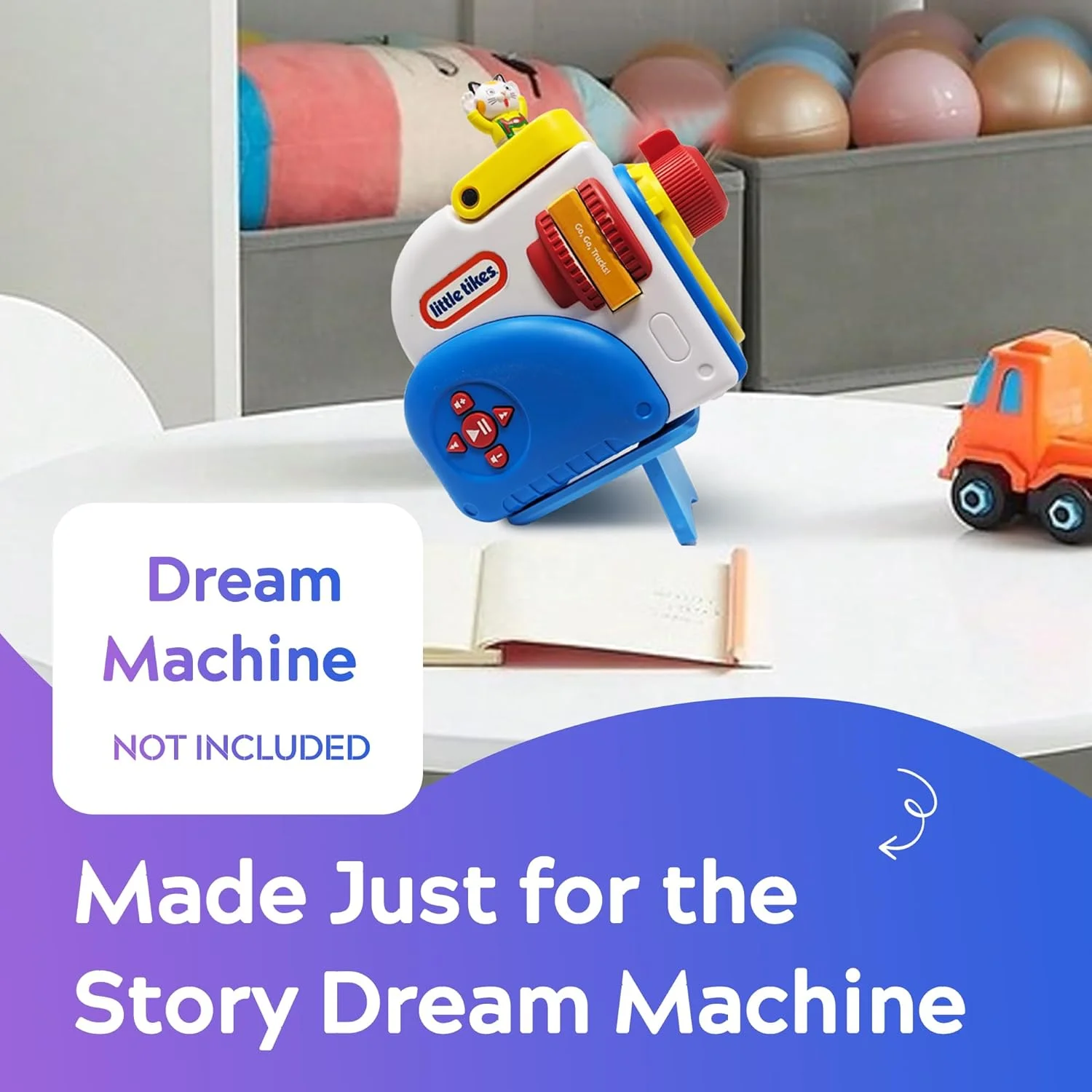 پایه پروژکتور قابل تنظیم برای دستگاه قصه گویی – پایه نگهدارنده سه حالته – مناسب برای کتاب های قصه گویی، راه حل جمع و جور برای نگهداری اسباب بازی، سازگار با پروژکتور