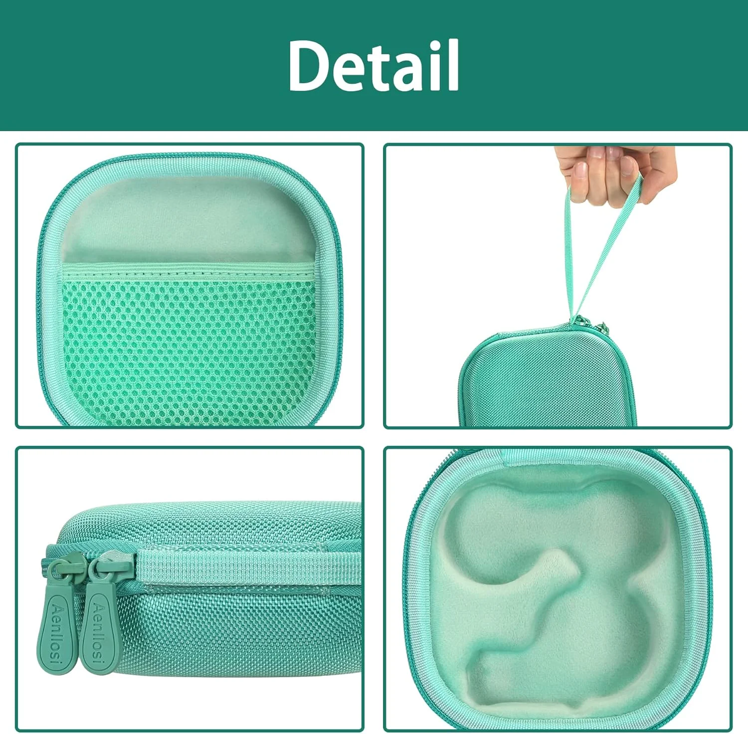 کیف حمل سخت Aenllosi جایگزین برای بسته هدیه پروژکتور کوچک Moonlite، مناسب برای حداکثر 20 حلقه داستان، سازمان دهنده پروژکتور داستان، نعنایی، برای پروژکتور Moonlite