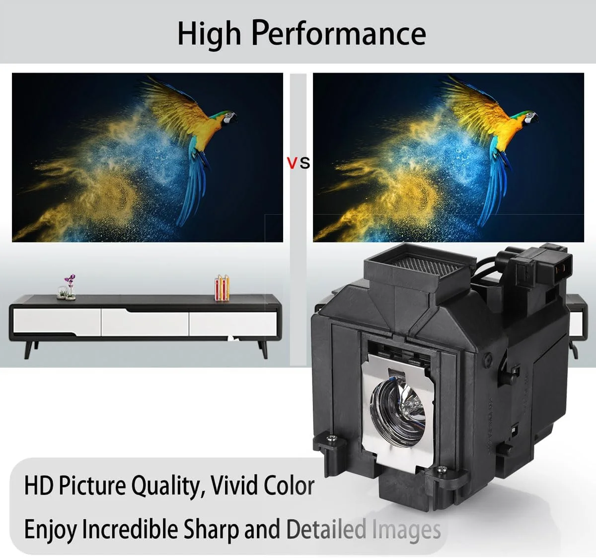 لامپ جایگزین برای پروژکتورهای اپسون ELPLP69 EH-TW7200 EH-TW9200 EH-TW9000 EH-TW9100 EH-TW9000W EH-TW9100W EH-TW9200W EH TW8100 TW8000 TW8200 TW9500C TW9510C H398A H426A H585A