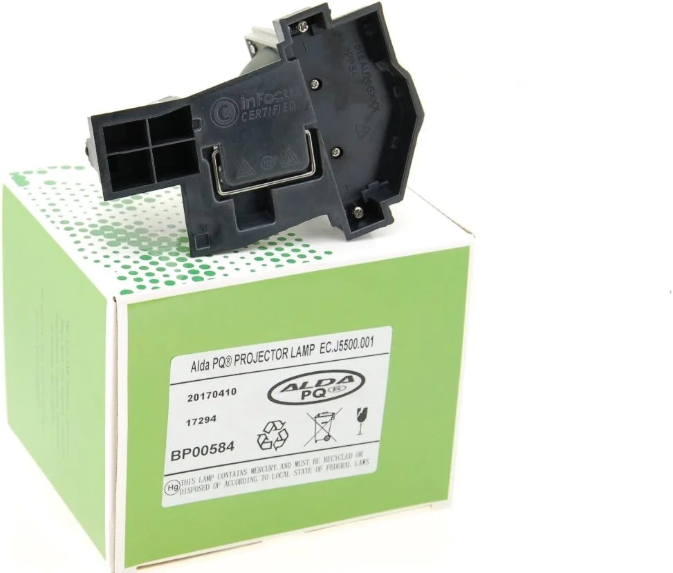 لامپ پروژکتور ممتاز آلدا PQ سازگار با پروژکتورهای Acer P5270, P5280, P5370, P5370W, EC.J5500.001, EC.J6200.001، لامپ با محفظه