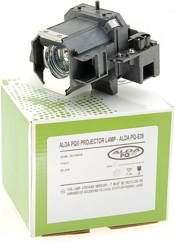 لامپ پروژکتور ممتاز Alda PQ سازگار با پروژکتورهای Epson EMP-TW700, EMP-TW1000, EMP-TW2000, Home Cinema 720, Powerlite 810P، لامپ با محفظه
