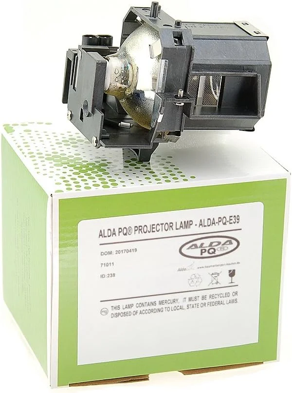 لامپ پروژکتور ممتاز Alda PQ سازگار با پروژکتورهای Epson EMP-TW700, EMP-TW1000, EMP-TW2000, Home Cinema 720, Powerlite 810P، لامپ با محفظه