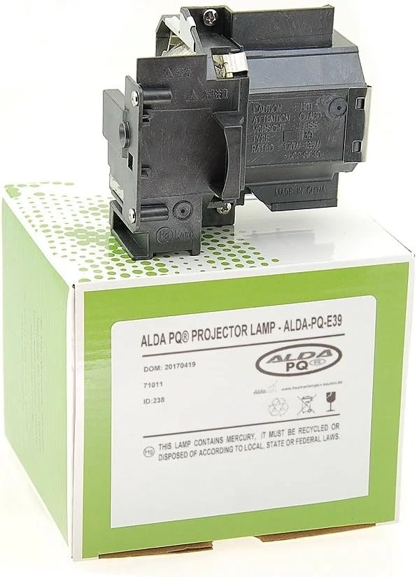 لامپ پروژکتور ممتاز Alda PQ سازگار با پروژکتورهای Epson EMP-TW700, EMP-TW1000, EMP-TW2000, Home Cinema 720, Powerlite 810P، لامپ با محفظه