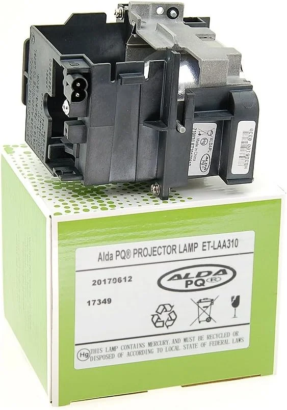 لامپ پروژکتور آلدا PQ Premium سازگار با پروژکتورهای PANASONIC PT-AE7000, PT-AE7000U, PT-AT5000, PT-AT5000E, PT-HZ900C, ET-LAA310، لامپ با محفظه