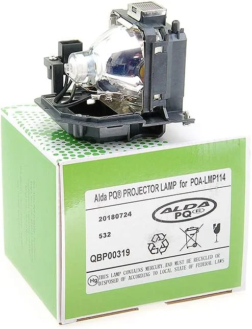 لامپ پروژکتور آلدا PQ-Premium برای پروژکتورهای SANYO PLV-Z800، لامپ با محفظه