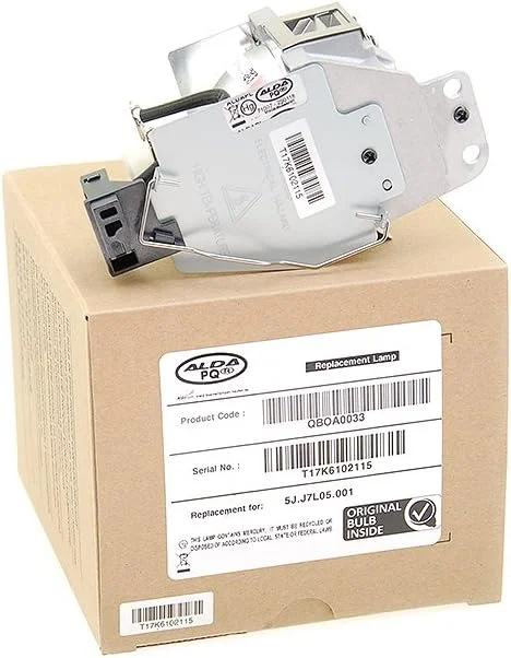 لامپ پروژکتور حرفه ای Alda PQ سازگار با پروژکتورهای BenQ مدل های 5J.J7L05.001, HT1075, HT1085ST, W1070, W1080ST همراه با محفظه
