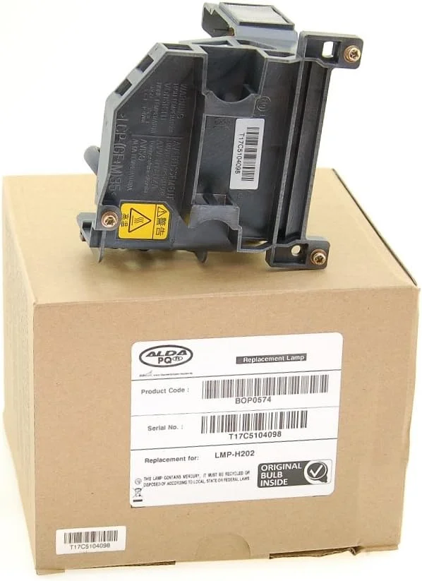 لامپ پروژکتور حرفه ای Alda PQ سازگار با پروژکتورهای Sony LMP-H202, HW30ES, HW40ES, HW55ES, VPL-HW30, VPL-HW30ES, VPL-HW40, VPL-HW40ES, VPL-HW50ES, VPL-HW55ES همراه با محفظه