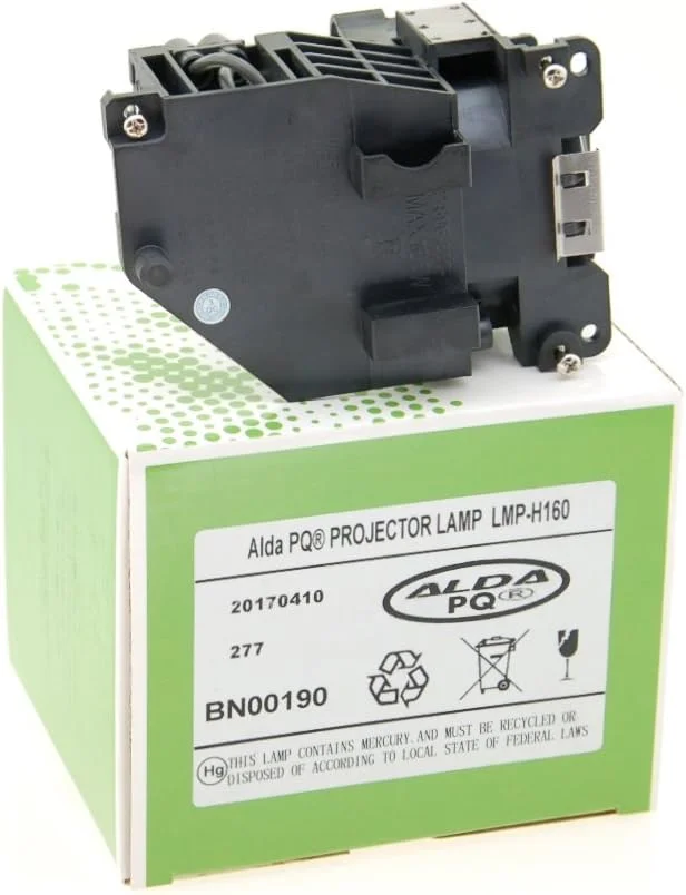 لامپ پروژکتور آلدا PQ Premium سازگار با پروژکتورهای سونی AW10، AW15، VPL-AW10، VPL-AW15، LMP-H160، لامپ با محفظه