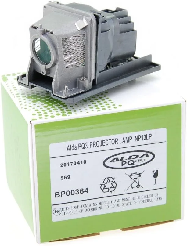 لامپ پروژکتور سازگار با NEC NP-V260XG, NP110, NP115, NP210, V230, V260, NP13LP, 60002853، لامپ با محفظه