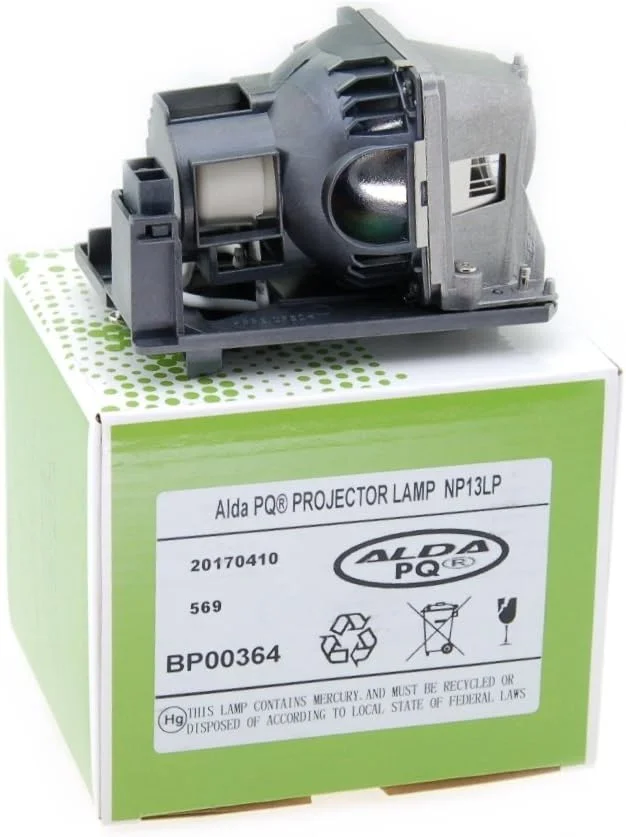 لامپ پروژکتور سازگار با NEC NP-V260XG, NP110, NP115, NP210, V230, V260, NP13LP, 60002853، لامپ با محفظه