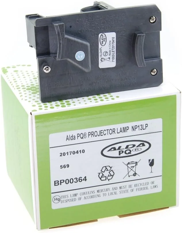 لامپ پروژکتور سازگار با NEC NP-V260XG, NP110, NP115, NP210, V230, V260, NP13LP, 60002853، لامپ با محفظه