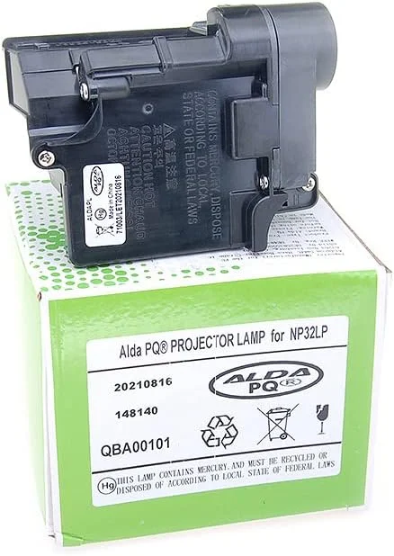 لامپ پروژکتور ممتاز Alda PQ سازگار با پروژکتورهای NEC UM301W, UM301Wi, UM301X, UM301Xi, NP32LP, 100013962، لامپ با محفظه