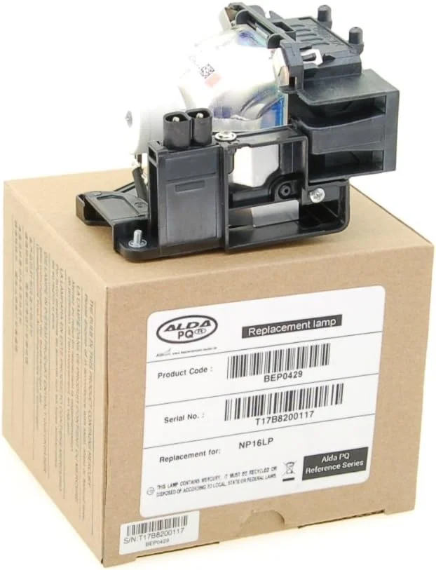 لامپ مرجع آلدا PQ جایگزین NP16LP، 60003120NP16LP-UM برای پروژکتورهای NEC M300W, M260WS, M300XS, M300XSG, M311W, M350X, M361X, NP-P350X, NP-UM300W, M350XG، لامپ پروژکتور با محفظه