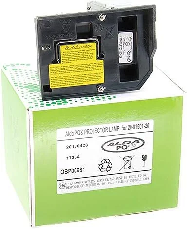 لامپ پروژکتور جایگزین ممتاز آلدا PQ برای پروژکتور SMARTBOARD UF75W همراه با محفظه