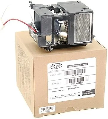 لامپ جایگزین SP-LAMP-009, TLP-LMT10 برای پروژکتورهای INFOCUS C109, LPX1, LPX1A, SCREENPLAY 4800, SP4800، لامپ پروژکتور با محفظه