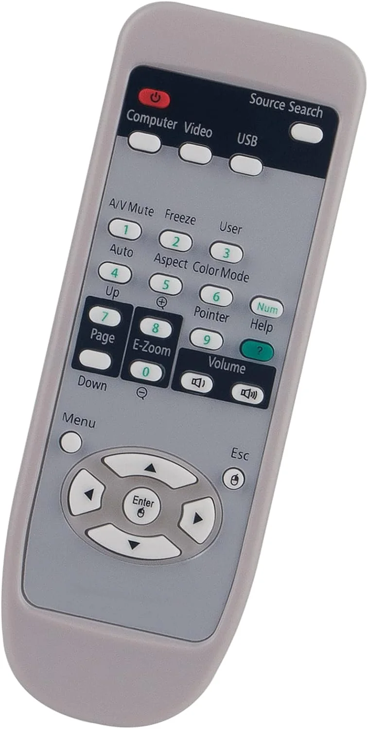 ریموت کنترل جایگزین Allimity 1515069 151506800 مناسب برای پروژکتور اپسون EMP-7900 EMP-7950 EMP-830 EMP-835 EMP-7800 EMP-7850 EMP-1830 EMP-1815 EMP-8300
