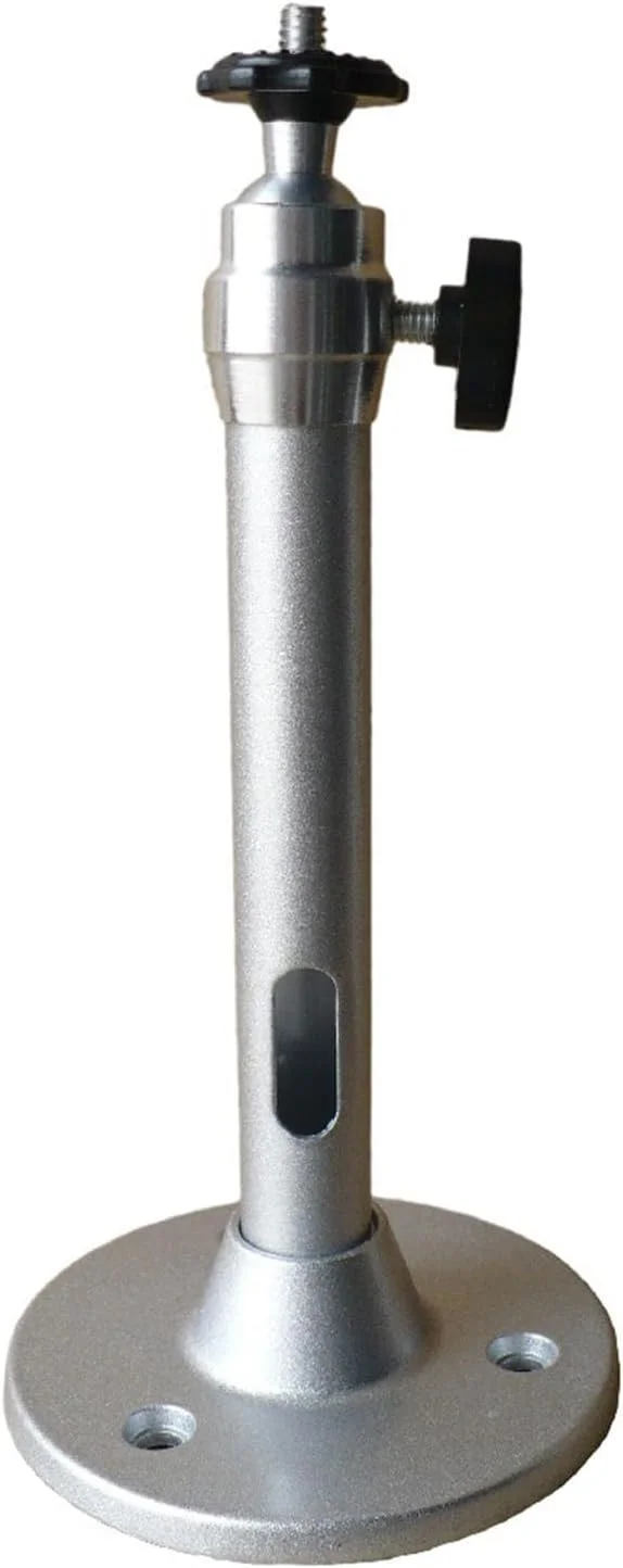 پایه پروژکتور آلیاژ آلومینیوم سنگین با ظرفیت 2 کیلوگرم ارتفاع 180 میلی متر برای سینمای خانگی و براکت پروژکتور سقفی/دیواری اداری