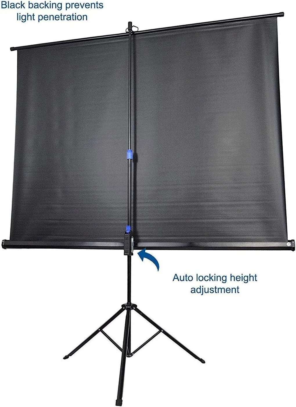 پرده نمایش پروژکتور Anbang با پایه، 100 اینچ 4:3، پرده نمایش سه بعدی 4K HD تاشو با سه پایه، 203x152 سانتی متر