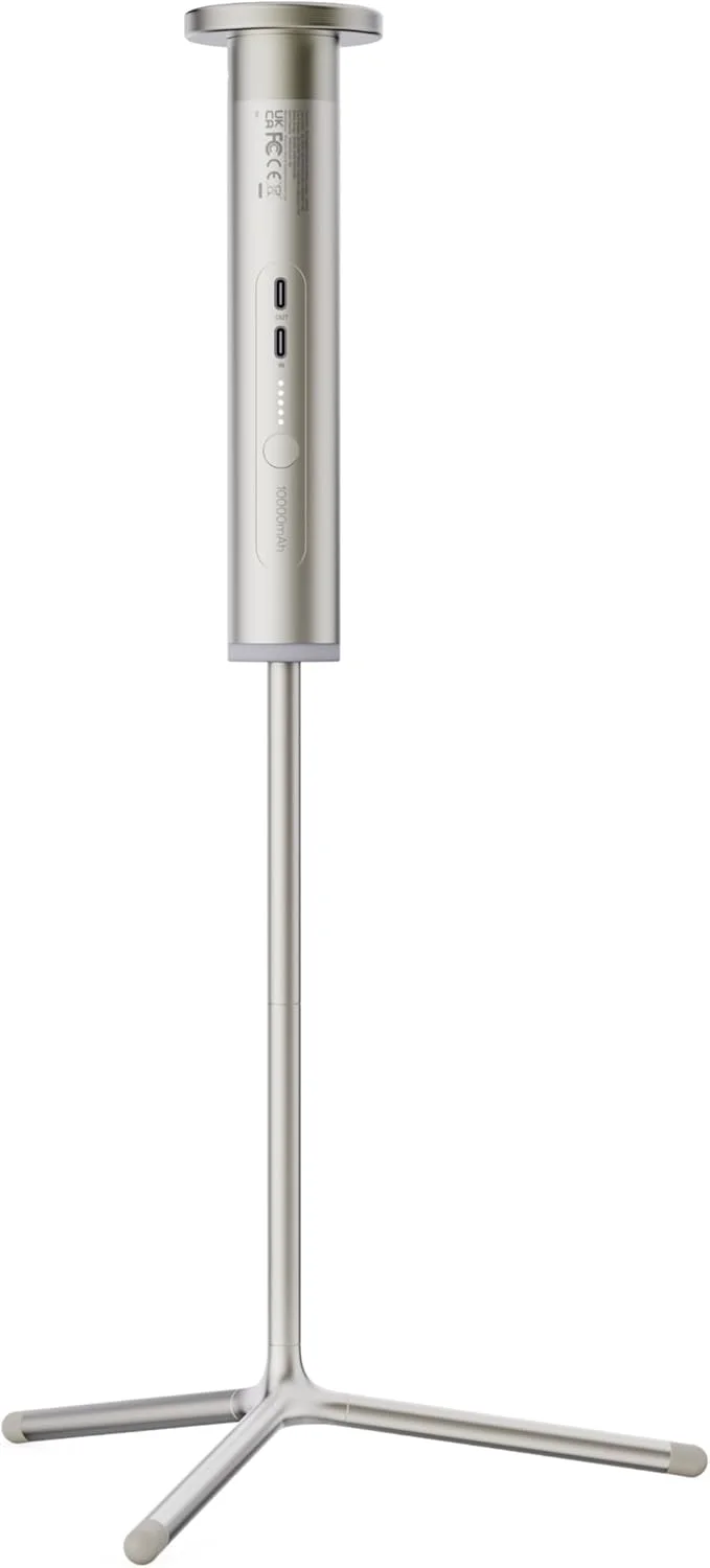 پایه پروژکتور Aurzen PowerPlay برای پروژکتور Zip، باتری با ظرفیت بالای 10000 میلی آمپر ساعت، همراه انعطاف پذیر و قابل حمل برای فضای باز