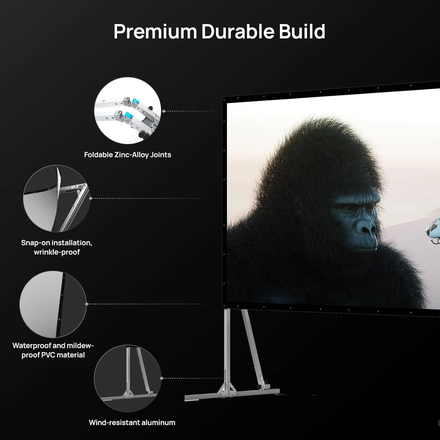 پرده نمایش پروژکتور MWPF-120